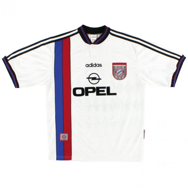 Bayern Munich 1996-98 Away Shirt ((Very Good) S) (Effenberg 11)