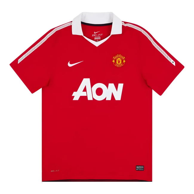 Manchester United 2010-11 Home Shirt (XXL) Scholes #18 (Very Good)