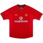 Manchester United 2000-02 Home Shirt ((Very Good) XL) (KEANE 16)
