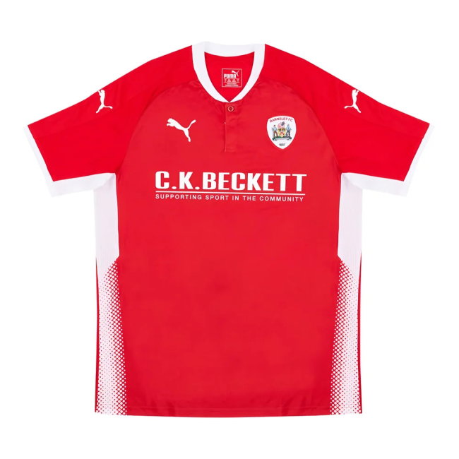 Barnsley 2017-18 Home Shirt (Mint) (MCBURNIE 15)