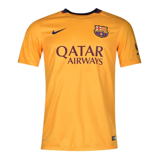 Barcelona 2015-16 Away Shirt (2XL) (Good) (Messi 10)