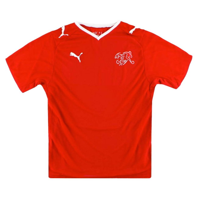 Switzerland 2008-10 Home Shirt (Excellent) (Lichtsteiner 5)