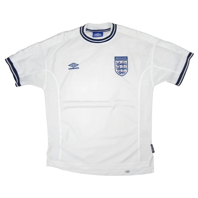 England 1999-01 Home Shirt (XL) (Very Good) (Beckham 7)