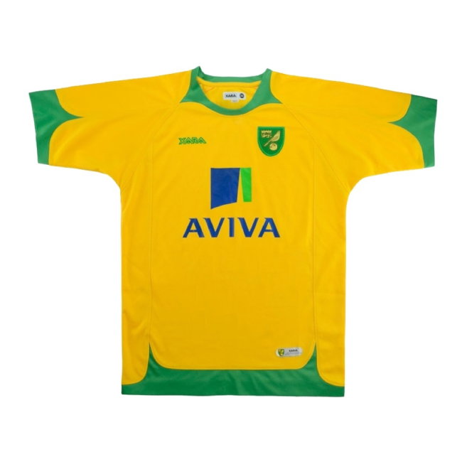 Norwich 2008-2010 Home Shirt (Good) (Bertrand 21)