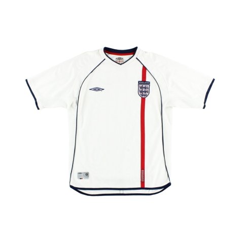 England 2001-03 Home Shirt (XL) (Excellent) (Owen 10)
