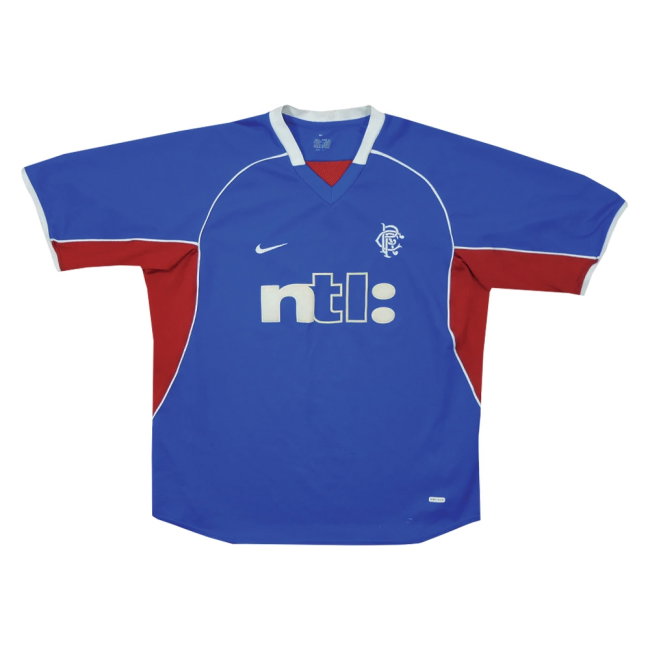 Rangers 2001-02 Home Shirt (S) (Excellent) (Mols 10)