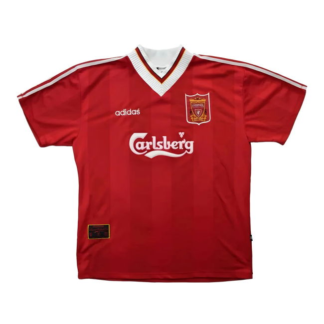 Liverpool 1995-96 Home Shirt (S) Collymore #8 (Good)