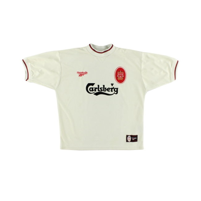 Liverpool 1996-97 Away Shirt (XL) (Excellent) (GERRARD 8)