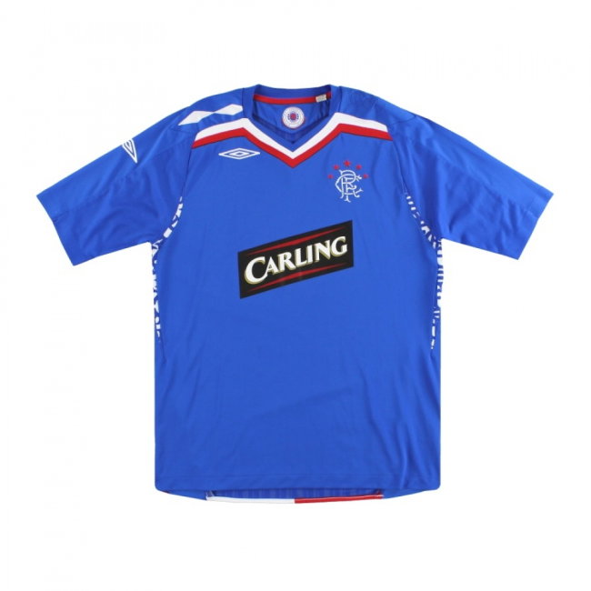 Rangers 2007-08 Home Shirt (Excellent) (COOPER 11)
