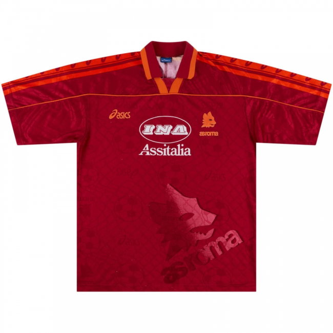 Roma 1995-96 Home Shirt (Good) (Moriero 7)