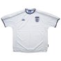 England 1999-00 Home Shirt (XL) (Very Good) (Heskey 11)
