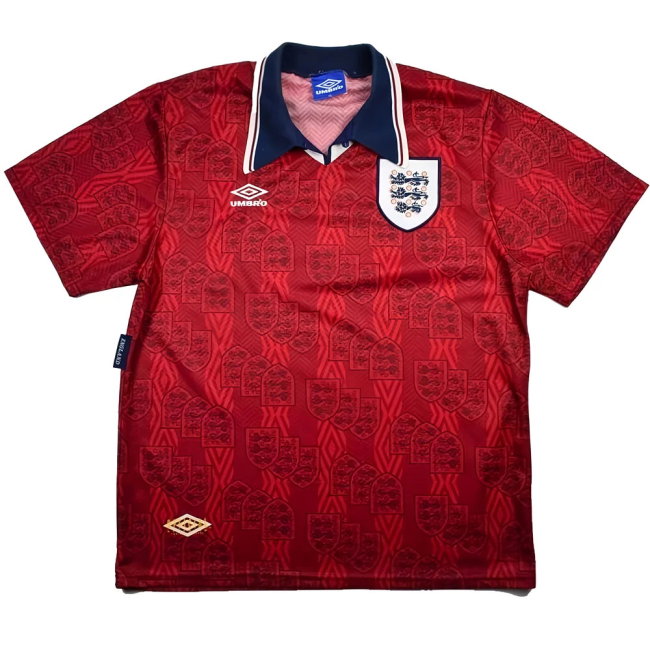 England 1993-95 Away Shirt (L) (Mint) (Barnes 10)