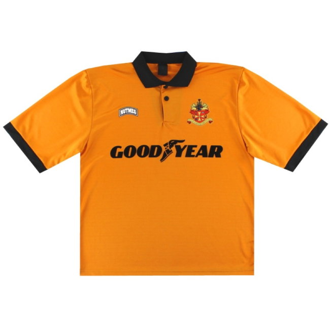 Wolves 1994-95 Home Shirt (L) (Excellent) (Wright 5)