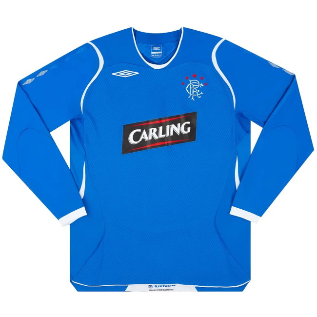 Rangers 2008-09 Home L/S Shirt (M) (Excellent) (GATTUSO 18)