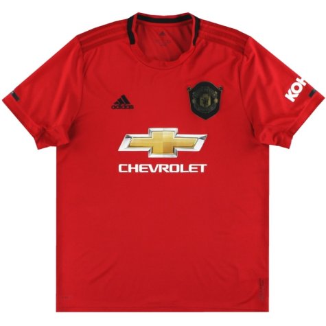 Manchester United 2019-20 Home Shirt (XLB) B. Fernandes #18 (Excellent)