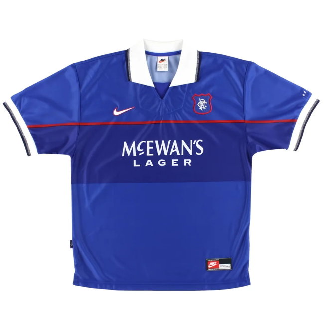 Rangers 1997-99 Home Shirt (XL Boys) (Excellent) (GASCOIGNE 8)