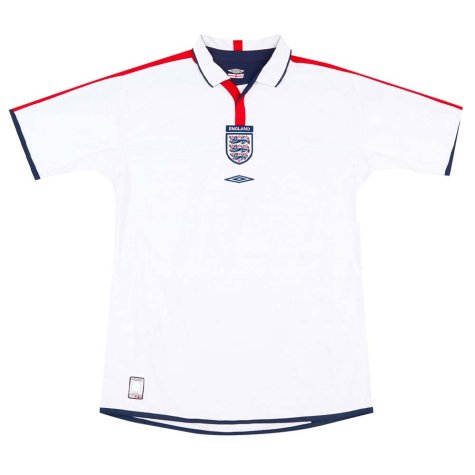 England 2003-05 Home Shirt (M) (Good) (Your Name)