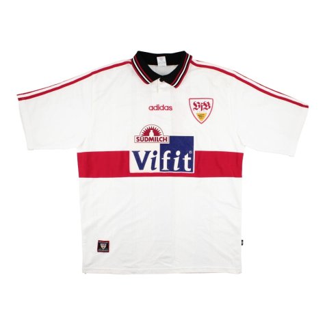 VFB Stuttgart 1996-97 Home Shirt (Bobic #11) ((Very Good) XL)