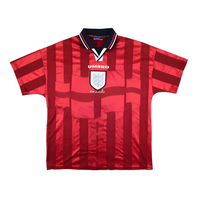 England 1998-99 Away Shirt (XL) (Excellent) (FERDINAND 19)