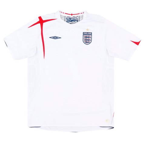England 2005-07 Home Shirt (M) (Very Good) (Hurst 10)
