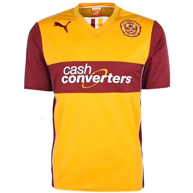 Motherwell 2013-14 Home Shirt (M) (Mint) (McManus 6)