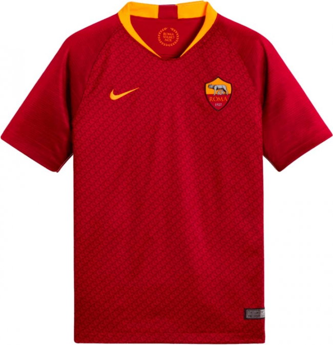 AS Roma 2018-19 Home Shirt (Mint) (Dzeko 9)