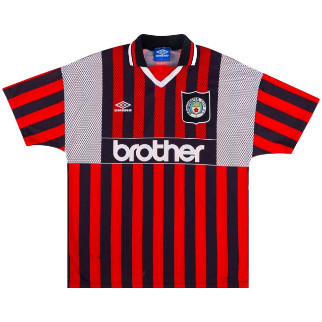 Manchester City 1994-96 Away (XL) (Excellent) (SILVA 21)