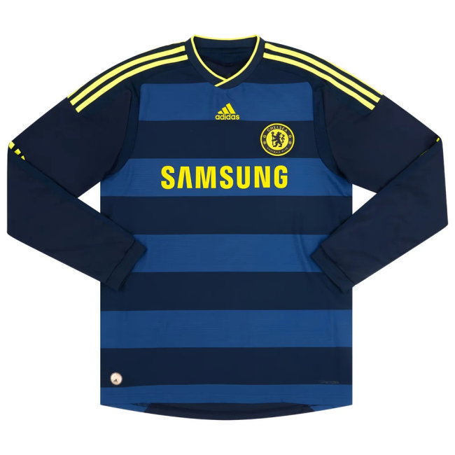 Chelsea 2009-10 Long Sleeve Away Shirt (Excellent) (Ballack 13)