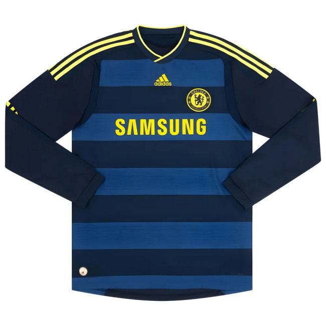 Chelsea 2009-10 Long Sleeve Away Shirt (Excellent) (Ballack 13)