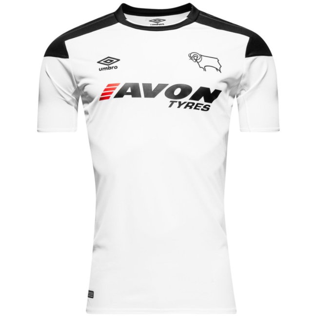 Derby County 2017-18 Home Shirt (S) (Very Good) (Lawrence 10)