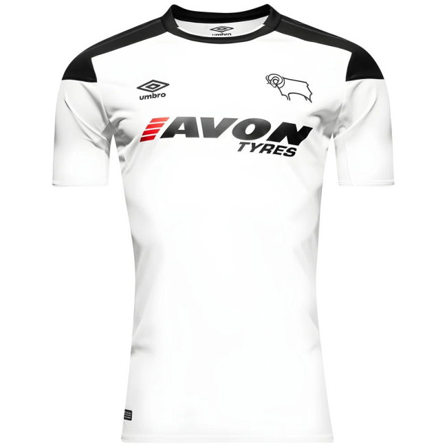 Derby County 2017-18 Home Shirt (S) (Very Good) (Lawrence 10)