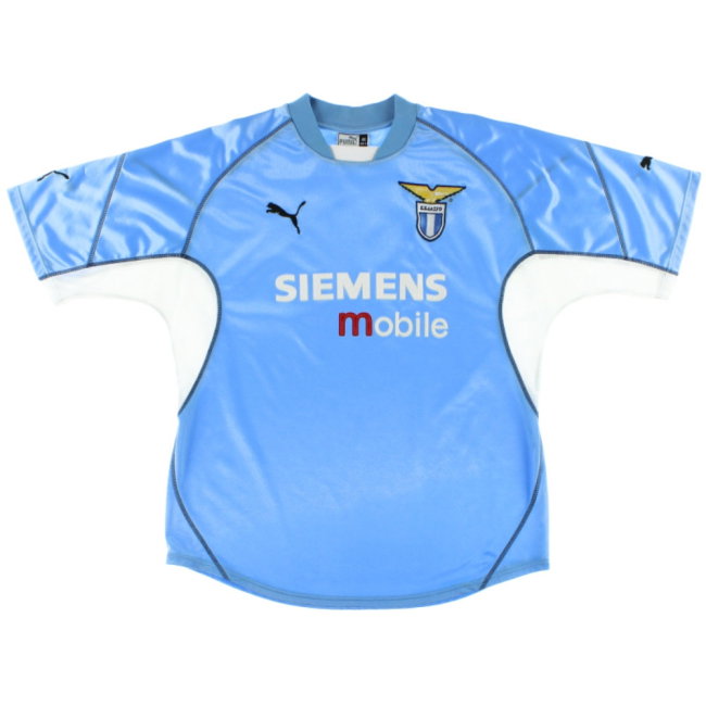 Lazio 2001-02 Home Shirt (Very Good) (Stankovic 5)