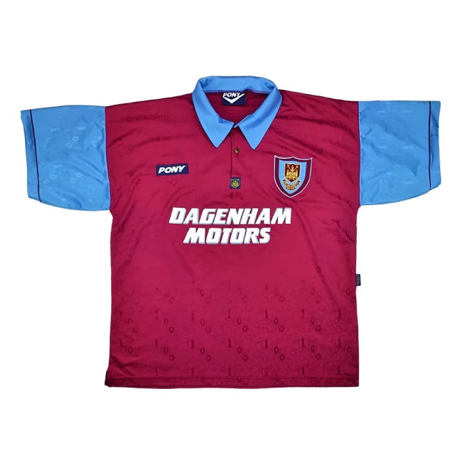 West Ham 1995-96 Home Shirt (XL) (Excellent)