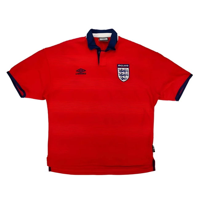 England 2000-01 Away Shirt (XL) (Very Good) (Gerrard 16)