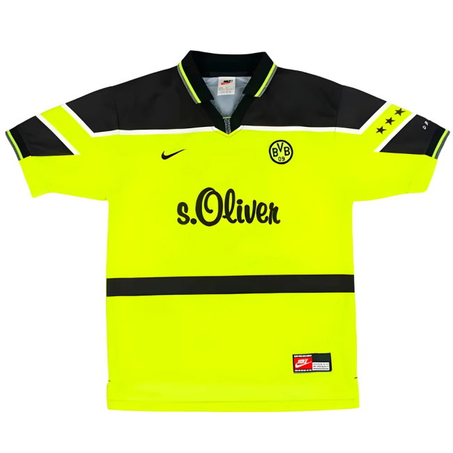 Borussia Dortmund 1997-1998 Home Shirt (L) (Excellent) (Lambert 14)