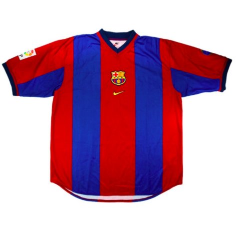 Barcelona 1998-1999 Home Shirt (XL) Figo #7 (Excellent)