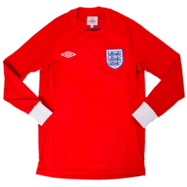 England 2010-2011 Away L/S Shirt (L) (Excellent) (HENDERSON 8)