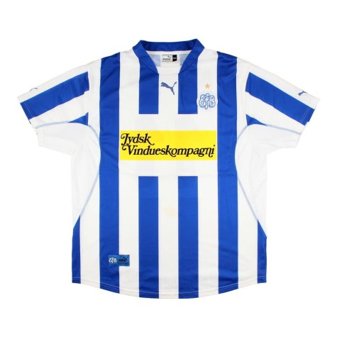 Esbjerg fB 2004-05 Home Shirt (XXXL) (Berglund #11) (Fair)