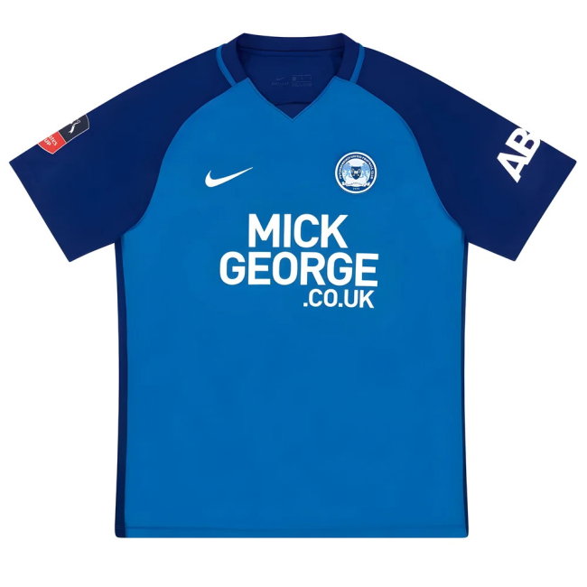 Peterborough United 2017-18 Home Shirt (M) (Excellent) (Hughes 3)