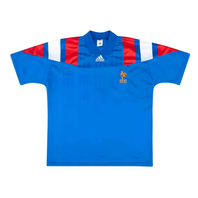 France 1992-94 Home Shirt (S) (Excellent) (TREZEGUET 10)