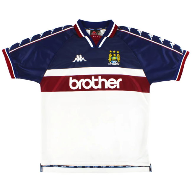 Manchester City 1997-98 Away Shirt (XL) (Good) (Edghill 3)