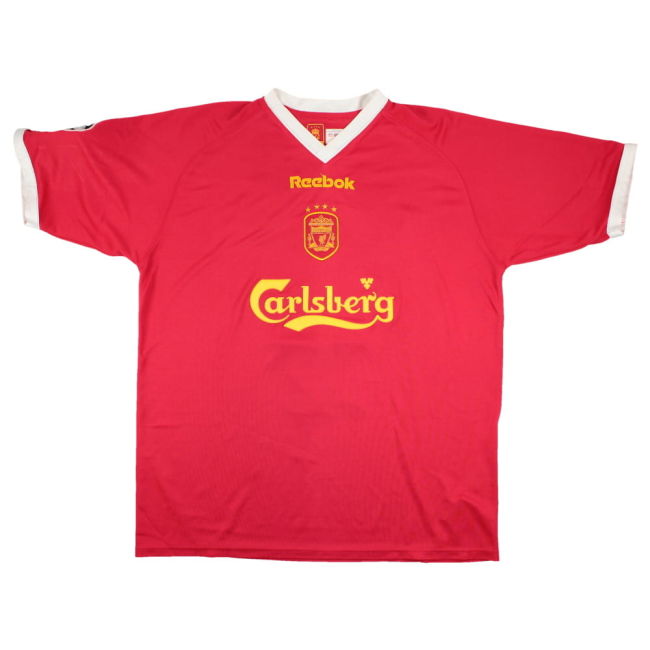 Liverpool 2001-03 European Home Shirt (XL) Gerrard #17 (Good)