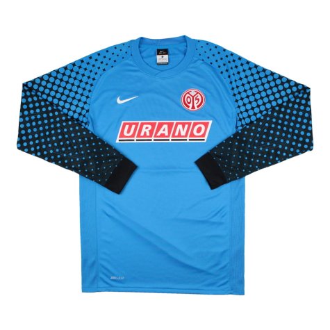 Mainz 2009-10 Long Sleeve Home Goalkeeper Shirt (S) #1 (Mint)