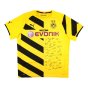 Borussia Dortmund 2014-15 Special Signed Cup Home Shirt (XL) Aubameyang #17 (Very Good)