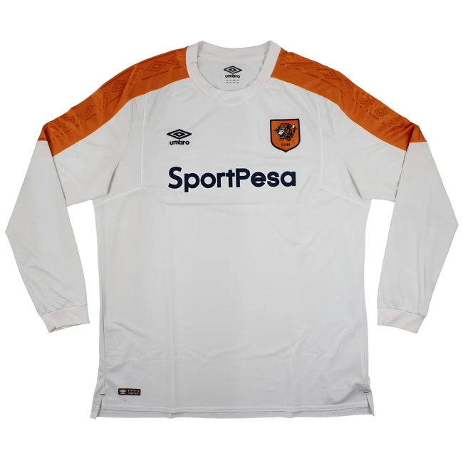 Hull City 2017-18 Long Sleeve Away Shirt (XXL) (Excellent) (Grosicki 7)
