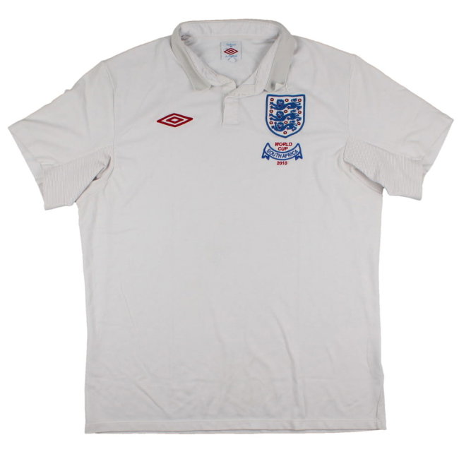 England 2009-10 World Cup Home shirt (XL) (Very Good) (TERRY 6)