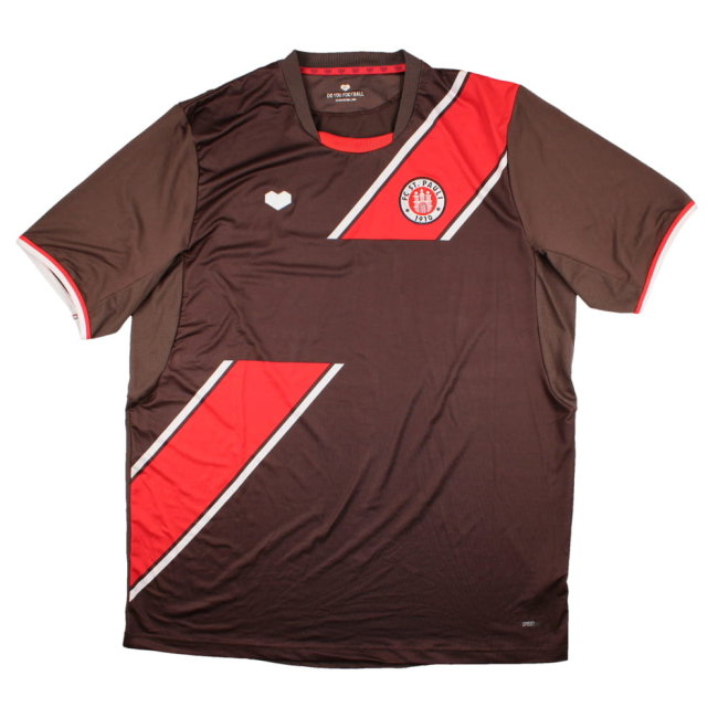 St. Pauli 2013-14 Home Shirt (Sponsorless) (XXL) (Mint) (Buchtmann 10)