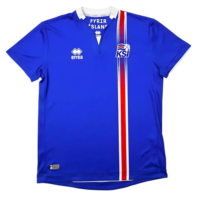 Iceland 2016-17 Home Shirt (MB) B.Bjarnason (Excellent)