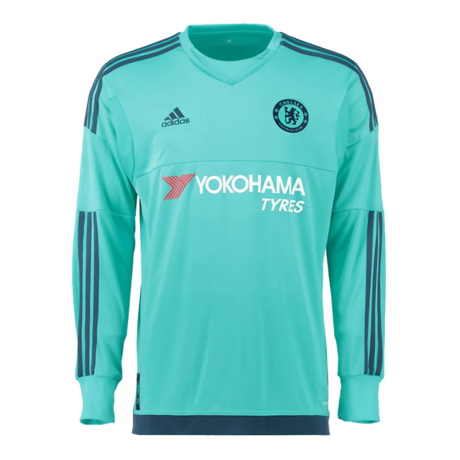 Chelsea 2015-16 Long Sleeve Goalkeeper Home Shirt (M) (Very Good) (Courtois 13)