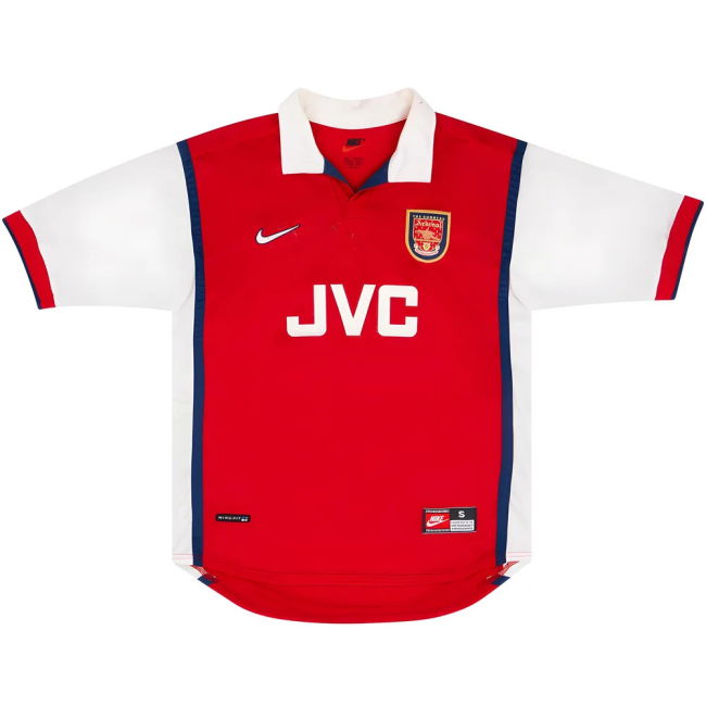 Arsenal 1998-99 Home Shirt (XLB) Bergkamp #10 (Very Good)